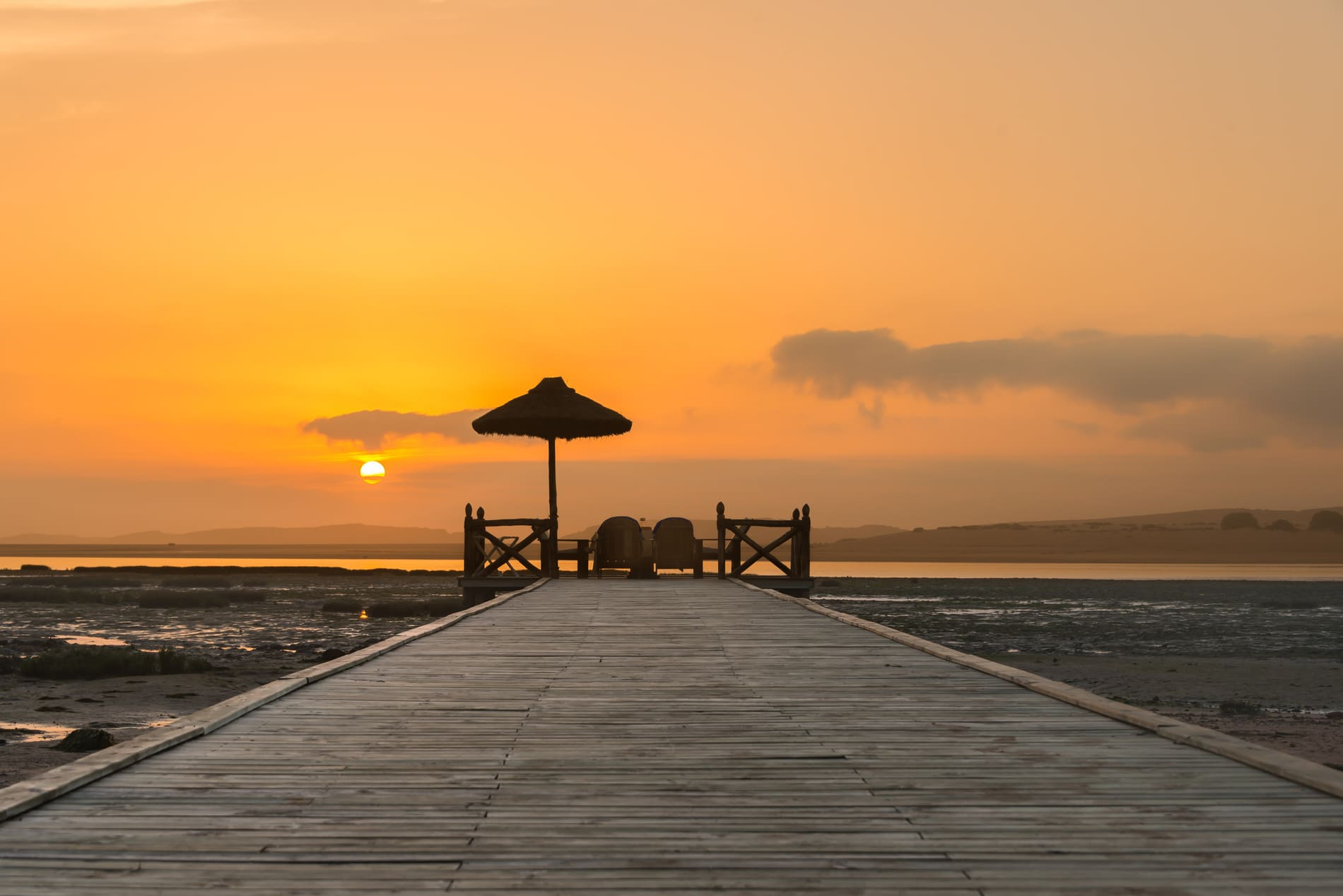 Coucher de soleil sur Ouladidia